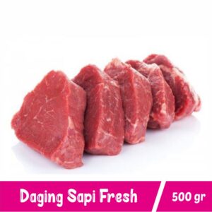 Daging Sapi Segar Potong Rendang